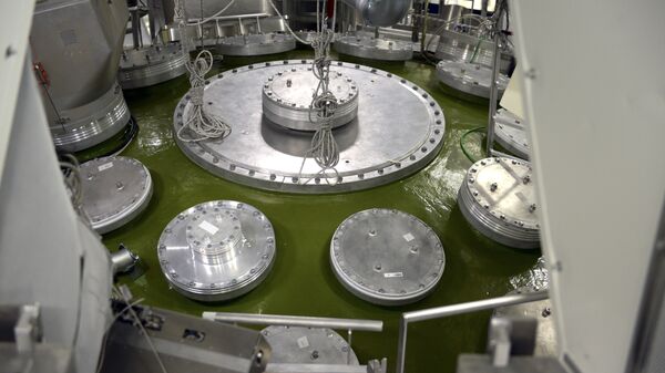 Interior do Centro de Estudos Científicos e Técnicos da Aquitânia (CESTA/CEA) dedicado à criação de armas nucleares, Barp, França (foto de arquivo) - Sputnik Brasil