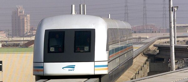 Trem magnético na China - Sputnik Brasil