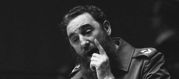Fidel Castro se apresenta na Assembleia-Geral da ONU, Nova York, 13 de outubro de 1979 - Sputnik Brasil