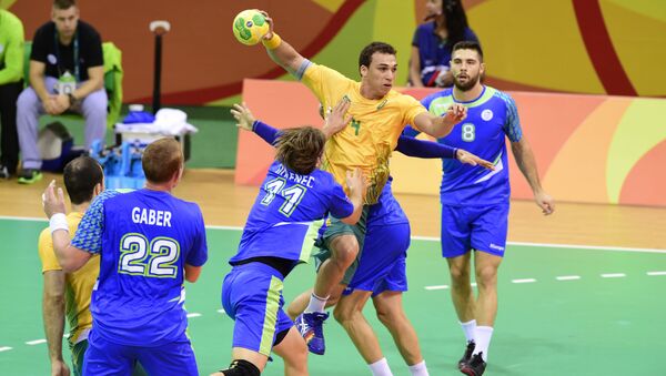 Jogos Olímpicos Rio 2016: Handebol Masculino- Brasil e Slovênia - Sputnik Brasil