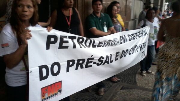 Protesto no Rio - Sputnik Brasil