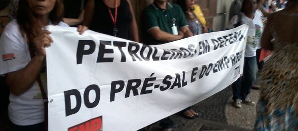 Protesto no Rio - Sputnik Brasil