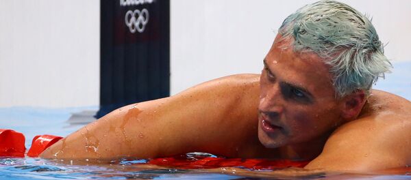 Nadador dos EUA Ryan Lochte - Sputnik Brasil