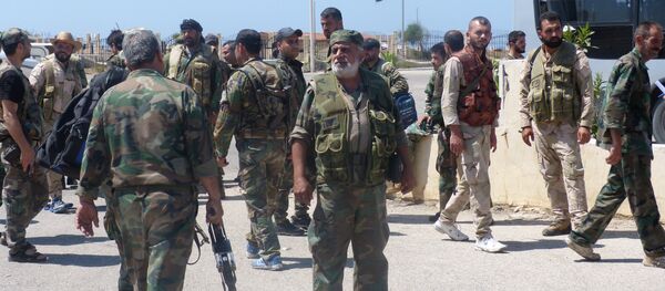 Militares da Síria se preparam para combates - Sputnik Brasil