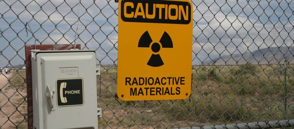 Símbolo de risco de radiação (foto de arquivo) - Sputnik Brasil