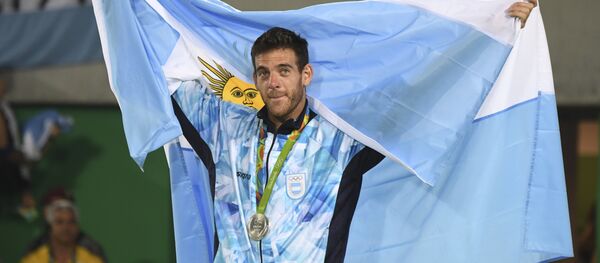 Juan Martín del Potro, tenista argentino vice-campeão olímpico - Sputnik Brasil