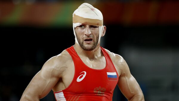 Aniuar Geduev, lutador russo vice-campeão olímpico - Sputnik Brasil