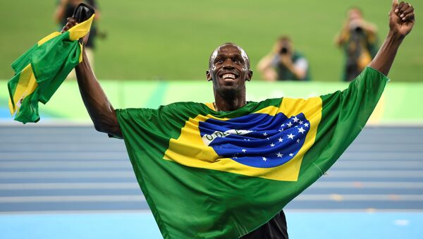 Usain Bolt conquista o nono ouro olímpico e anuncia aposentadoria na Rio 2016 - Sputnik Brasil