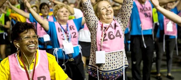 Voluntários ensaiam para a cerimônia de encerramento dos Jogos Rio 2016 - Sputnik Brasil