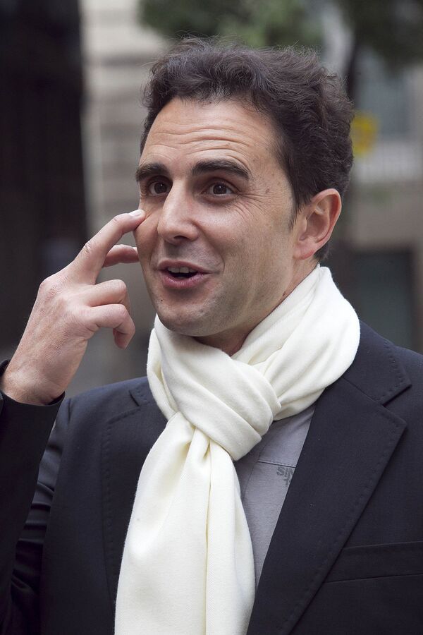 Hervé Falciani em 2014 durante campanha do Partido X, na Espanha Hervé Falciani em 2014 durante campanha do Partido X, na Espanha - Sputnik Brasil