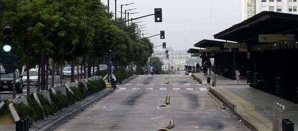 Greve geral na Argentina. - Sputnik Brasil