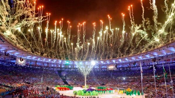 Festa de encerramento dos Jogos Rio 2016 no Maracanã - Sputnik Brasil