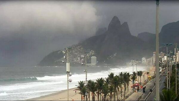 Após encerramento dos Jogos, segunda-feira (22) segue com chuva no Rio - Sputnik Brasil