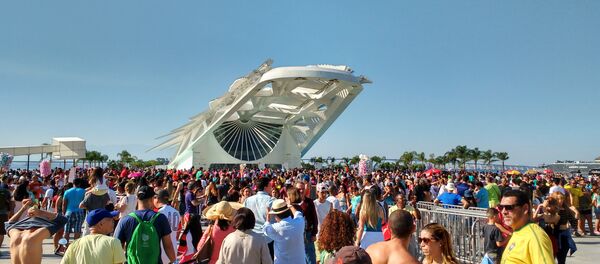 Turistas se divertem no Boulevard Olímpico do Rio de Janeiro - Sputnik Brasil