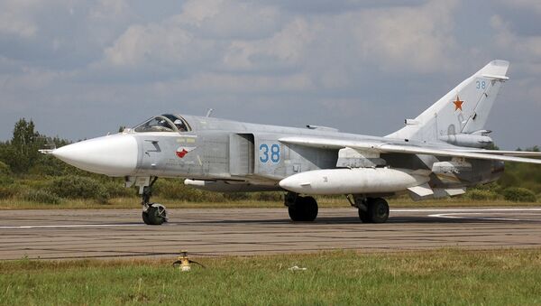 Caça do combate Su-24 - Sputnik Brasil