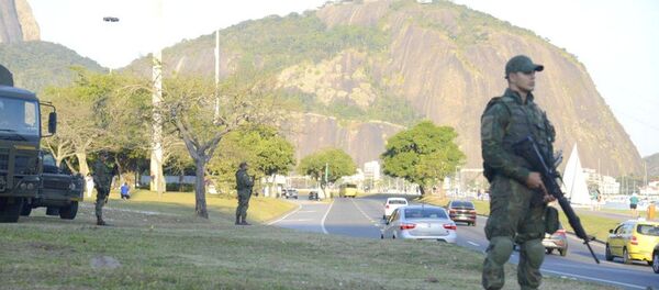 Forças Armadas na seguranca Olimpiadas Rio 2016 - Sputnik Brasil