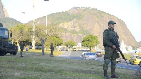 Forças Armadas na seguranca Olimpiadas Rio 2016 - Sputnik Brasil