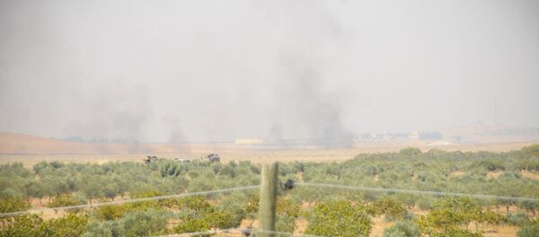 Vista da uma localidade perto de Jarablus em 24 de agosto de 2016, depois do início da operação turca - Sputnik Brasil
