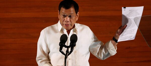 Rodrigo Duterte, presidente das Filipinas - Sputnik Brasil