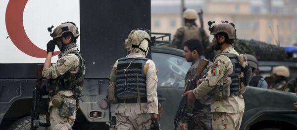 Forças afegãs após um ataque em Cabul - Sputnik Brasil