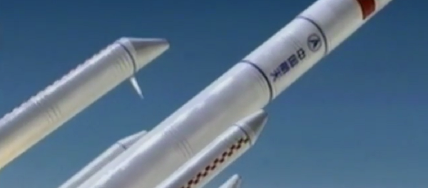 Maior foguete transportador Longa Marcha 5 da China - Sputnik Brasil