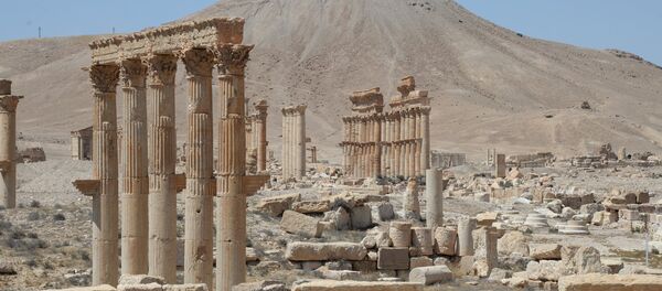 Vista pela parte histórica de Palmira, Síria (foto de arquivo) - Sputnik Brasil