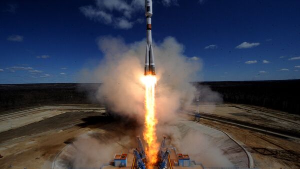 Lançamento da nave espacial Soyuz - Sputnik Brasil