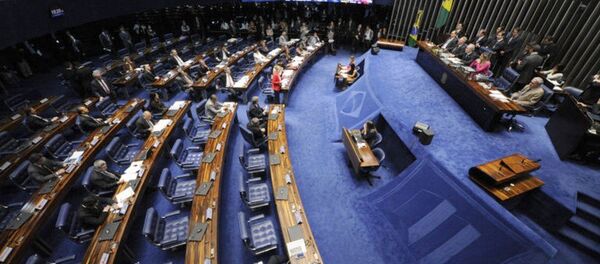 Terceiro dia Julgamento Dilma Rousseff no Senado - Sputnik Brasil