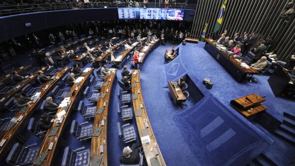 Terceiro dia Julgamento Dilma Rousseff no Senado - Sputnik Brasil