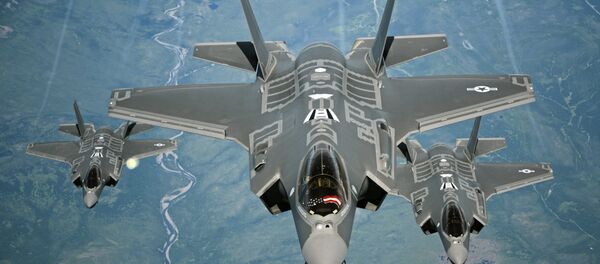 Caça F-35A Lightning II (foto de arquivo) Caça F-35A Lightning II (foto de arquivo) - Sputnik Brasil