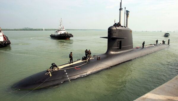 Submarino francês Scorpene - Sputnik Brasil