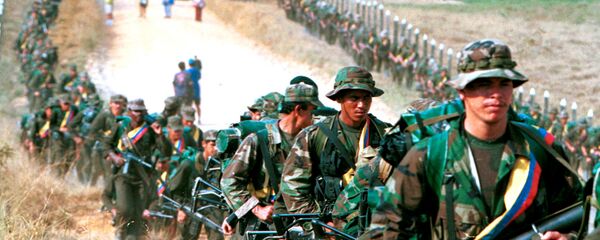 Los militantes de las FARC (archivo) - Sputnik Brasil