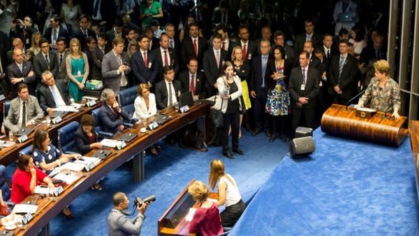 Julgamento do impeachment de Dilma Rousseff - Sputnik Brasil