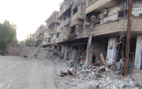 As ruinas da cidade de Darayya na Síria - Sputnik Brasil