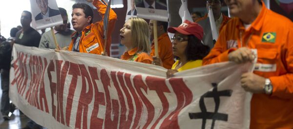 Petroleiros Temer Petroleiros Temer - Sputnik Brasil