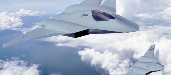 Conceito de caça F/A-XX apresentado pela Boeing em 2013 - Sputnik Brasil