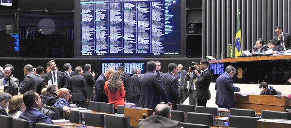 Votação na Câmara dos Deputados - Sputnik Brasil
