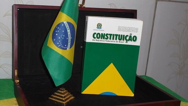 Constituição Federal do Brasil - Sputnik Brasil
