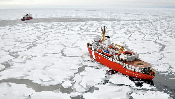 Oceano Ártico, próximo à costa do Canadá - Sputnik Brasil