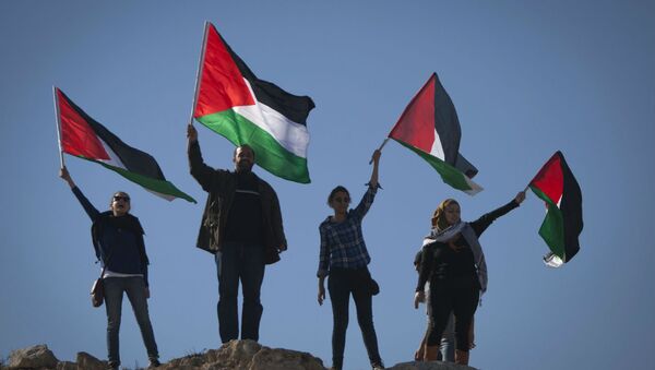 Bandeiras da Palestina. - Sputnik Brasil