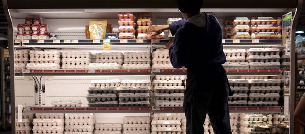 Ovos no hípermercado, Washington, EUA - Sputnik Brasil