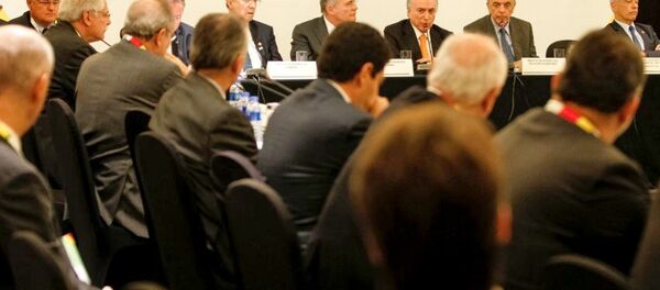 Temer se reúne na China com empresários - Sputnik Brasil