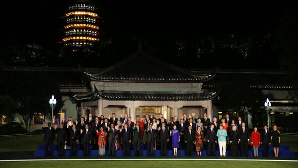 Líderes do G20 em Hangzhou, China, 2016 - Sputnik Brasil