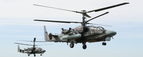 Helicóptero russo Ka-52 - Sputnik Brasil