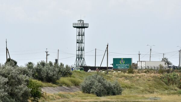Ponto de controle na fronteira russo-ucraniana Dzhankoy, Crimeia, Rússia (foto de arquivo) - Sputnik Brasil