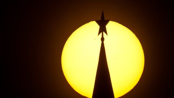Estrela no torre do Kremlin, Moscou, Rússia (foto de arquivo) - Sputnik Brasil