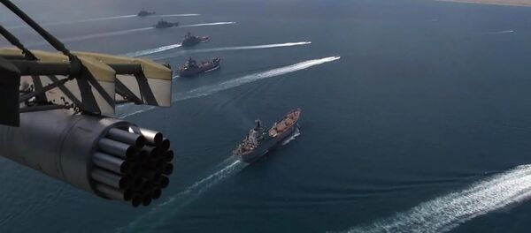 Frota do mar Negro e do mar Cáspio participando dos exercícios militares Kavkaz 2016 Frota do mar Negro e do mar Cáspio participando dos exercícios militares Kavkaz 2016 - Sputnik Brasil