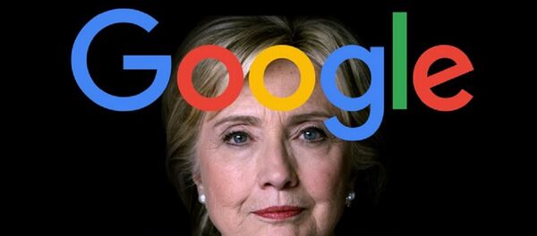 Manipulação da Google pode ter afetado opinião pública nos EUA em relação à presidenciável Hillary Clinton - Sputnik Brasil