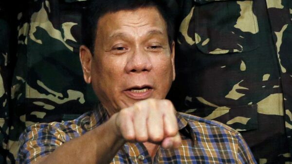 Prisidente das Filipinas Rodrigo Duterte (foto de arquivo) - Sputnik Brasil