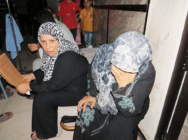 Habitantes de Kafarya - Sputnik Brasil